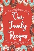 Our family recipe: My recipe book to write in. B085H5MDX6 Book Cover