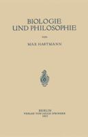 Biologie Und Philosophie 3642898033 Book Cover