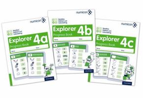 Numicon: Number, Pattern and Calculating 4 Explorer Progress Books ABC (Mixed pack) 0198389752 Book Cover
