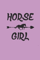 HORSE GIRL: Notizbuch Pferd Planer Reiten Notebook Pferde Journal kariert squared 6x9 karo 1690950226 Book Cover