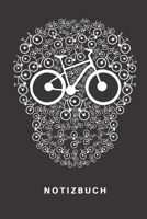 Notizbuch: Notizbuch Notizheft Schreibbuch 110 Seiten Liniert Linien DIN A5 Fahrrad Bike Rad Radeln Biker Mountainbike Fahrradfahrer BMX E-Bike Fahren Mountainbiking Mountainbiker Fahrradkette Totenko 1660573297 Book Cover