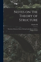 Notes on the theory of structure: reactions, moments, shears, moving loads, beams, girders, simple trusses 1017691673 Book Cover