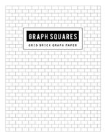 Brick Graph Paper: Grid Bulk Notebook And Ruled White Paper Handwriting for Structuring, Sketch, Technical of Design (Thick Solid Lines) White Cover 1796866814 Book Cover