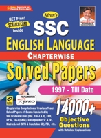 Kiran SSC English Language Chapterwise Solved Papers 14000+ Objective Questions (English Medium) (3085) 9390285186 Book Cover