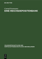 Eine Reichsdepositenbank 3112675754 Book Cover
