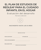 Plan de Estudios de Redleaf Para El Cuidado Infantil En El Hogar Evaluación del Desarrollo 1605549207 Book Cover