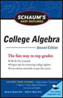Schaum's Easy Outline of College Algebra 007174584X Book Cover