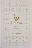 SHAVUA: A Guided Weekly Journal Rooted in Jewish Wisdom and the Rhythm of Jewish Time B0HCLJ87JC Book Cover