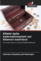 Effetti delle esternalizzazioni sul bilancio austriaco (Italian Edition) 6209594409 Book Cover