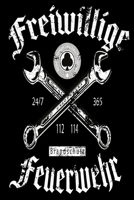 Freiwillige Feuerwehr: Kariertes A5 Notizbuch f�r Feuerwehr Brandschutz Schule und Studium 167717501X Book Cover