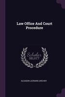 Law Office And Court Procedure 1022392034 Book Cover
