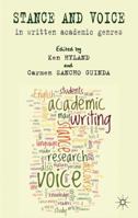 Stance and Voice in Written Academic Genres 1349337889 Book Cover
