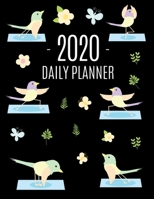 Bird Yoga Planner 2020: Beautiful Monthly 2020 Agenda Year Scheduler | Large Funny Animal Planner with Meditation Yoga Mat | 12 Months: January - ... Meetings & Appointments (Daily Planners 2020) 1674637292 Book Cover