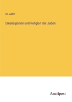 Emancipation und Religion der Juden 3382401444 Book Cover