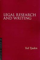 Legal Research and Writing 1552211762 Book Cover