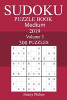 300 Medium Sudoku Puzzle Book 2019 172316240X Book Cover