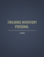 Personal Firearms Record Log Book: Firearms Inventory Log Book, Track Acquisition And Disposition Record Book For Gun Owners and Gun Lover 1652139125 Book Cover