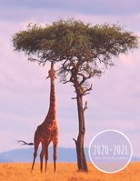 Two Year Planner 2020-2021: Long Neck Giraffe Planner January 1, 2020 to December 31, 2021 Weekly & Monthly Planner + Calendar Views Exotic Animal 2 ... Month Agenda Planner Gift For Giraffe Lovers 1672131367 Book Cover