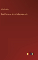 Das Wiensche Verschiebungsgesetz 3846006556 Book Cover