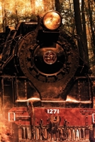 Password Log Book: Mystical Train With Fire Wheels. Discreet Password Keeper and Online Organizer For All Your Internet Login Usernames and Passwords. Large Print. Makes a Wonderful Gift For Train Lov 1708525742 Book Cover