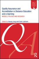 Quality Assurance and Accreditation in Distance Education and E-Learning: Models, Policies and Research 0415887356 Book Cover