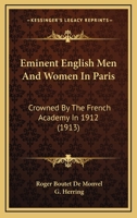 Eminent English Men & Women in Paris 0530155990 Book Cover