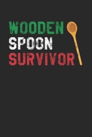 Wooden Spoon Survivor: Calendar and Organizer 6x9 (A5) for Adults and Teens Thinking: I Survived The Wooden Spoon I 120 pages I Gift I Yearly, Monthly and Weekly Planner 1661811981 Book Cover