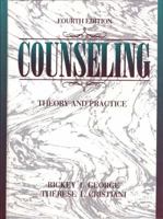 Counseling: Theory and Practice (4th Edition) 020515252X Book Cover