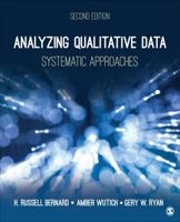 Analyzing Qualitative Data: Systematic Approaches 0761924906 Book Cover