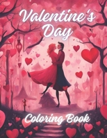 Valentines Day Coloring Book: 50 page kids coloring book B0CSKJ1R1G Book Cover