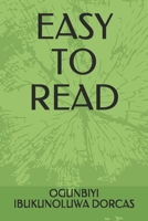 EASY TO READ B099163V1Z Book Cover