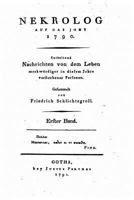 Nekrolog Auf Das Jahr 1790 3742824538 Book Cover