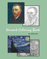 Vincent Coloring Book: Coloring Book with the most famous Vincent Van Gogh paintings 1080126457 Book Cover