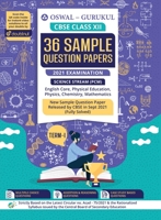 36 Sample Question Papers Science (PCM) CBSE Class 12 Term I Exam 2021: MCQs, Case Study, Assertion & Reasoning 9391184804 Book Cover