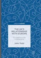 The UK’s Relationship with Europe: Struggling over Sovereignty 3319336681 Book Cover