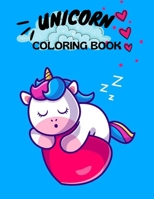 Unicorn Coloring Book: For Kids Ages 4-9/ drawing for young kids B08R3ZWQD9 Book Cover