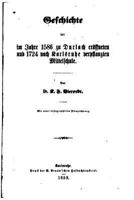 Geschichte Der Im Jahre 1586 Zu Durlach Er�ffneten Und 1724 Nach Karlsruhe 153493085X Book Cover