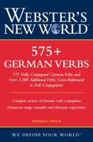 Webster's New World 575+ German Verbs (Webster's New World) 0764599151 Book Cover