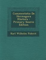 Commentatio De Hermagora Rhetora 1021326852 Book Cover