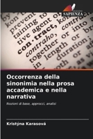 Occorrenza della sinonimia nella prosa accademica e nella narrativa 6209108180 Book Cover