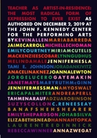 Teacher As Artist-in-Residence: The Most Radical Form of Expression to Ever Exist 1387702564 Book Cover