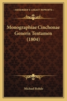 Monographiae Cinchonae Generis Tentamen (1804) 1271972018 Book Cover