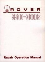Rover 3500-3500s Repair Operation Manual 1855201151 Book Cover