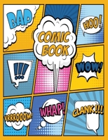 Blank Comic Book Notebook: Create Your Own Story, Comics & Graphic Novels (Comic Book Maker for Kids) (Scots Edition) 1672003768 Book Cover