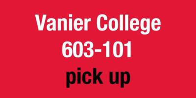 Vanier College 603-101 Pick Up 0369106385 Book Cover