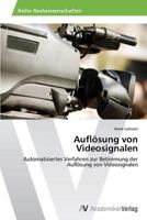 Auflosung Von Videosignalen 3639426037 Book Cover