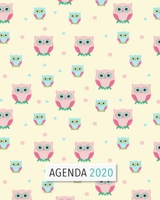 Agenda 2020: Diario Agenda Settimanale Datato con Calendario, Date da Ricordare, Obiettivi, Priorita’ e spazio Appunti per i tuoi Pensieri! Weekly ... Settimana su Due Pagine. (Italian Edition) 1692289659 Book Cover