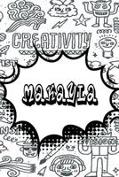 Makayla: Personalized Doodle Isometric DOT Paper Notebook featuring 120 pages 6"x9" 1798064758 Book Cover
