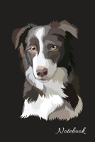 Notebook: Cute Border Collie, Blank Lined Journal Notebook, College Ruled Size 6" x 9", 110 Pages, Gift for Dog Lovers and Pet Owners - Cute Dog Notebook (Volume 6) 1711753483 Book Cover