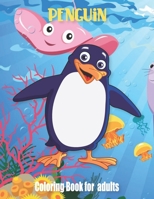 Penguin Coloring book For Adults: Adult Coloring Book with Beautiful Penguin Designs B08R8ZDJ7R Book Cover